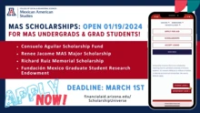 MAS Scholarship Announcement 