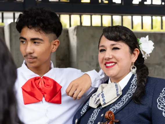 For Richard Mata (left), and his wife, Esperanza (right), performing and teaching mariachi connects family and generations through time.